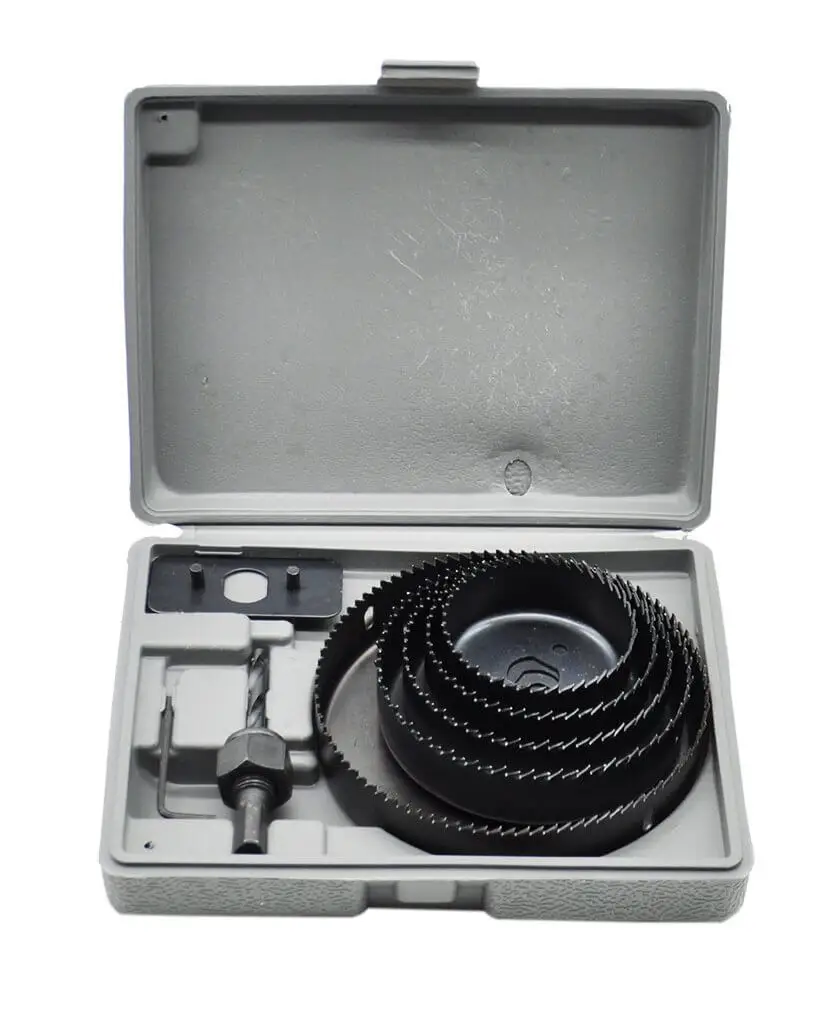 

8 pieces of carbon steel-punch-hole saw set ergonomic design practical products