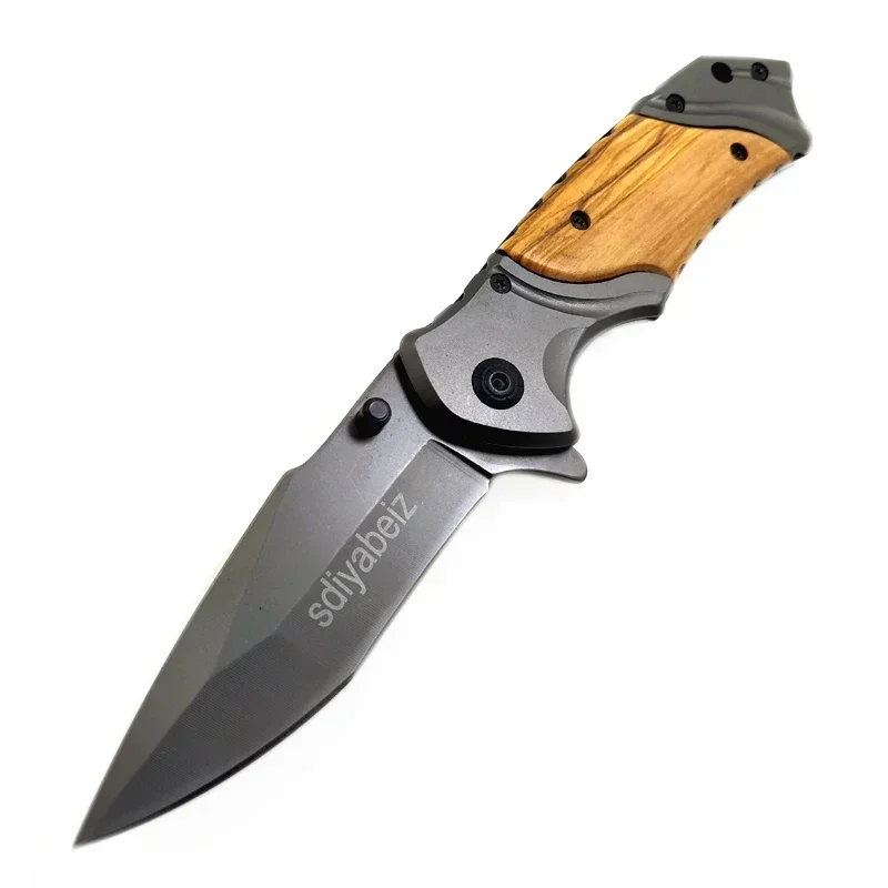 Складной нож из дамасской стали с лезвием 440 походный охотничьи карманные ножи