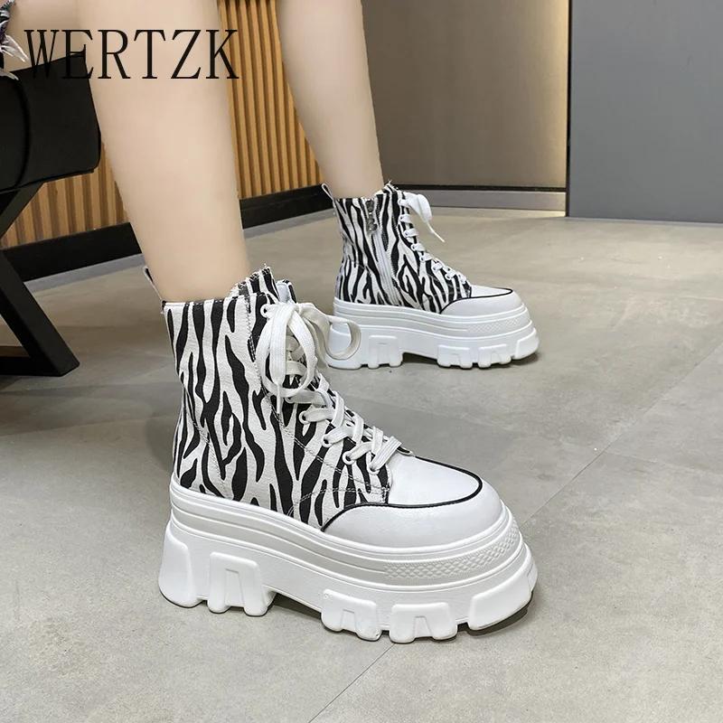 

Autumn Female Footwear Breathle Sneakers Platform Shoes Canvas Shoes Women Fashion Trainers Women High Top Sneaker Lady