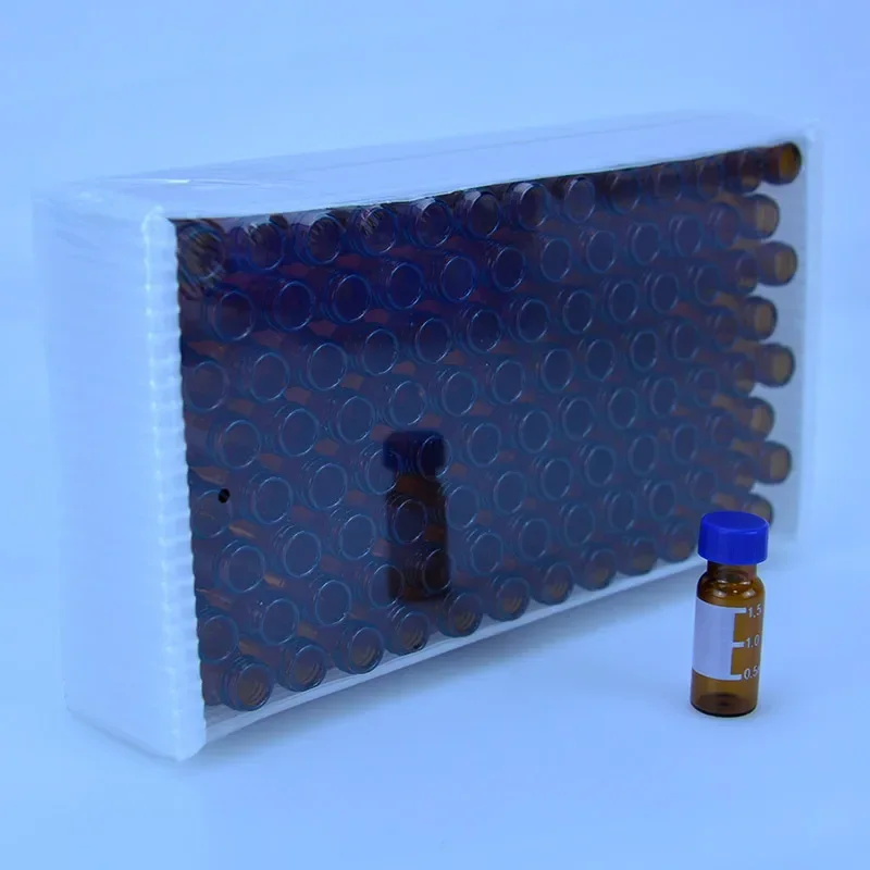Флакон для хроматографии 2 мл с крышкой 9 мм автоматическая бутылка образцов