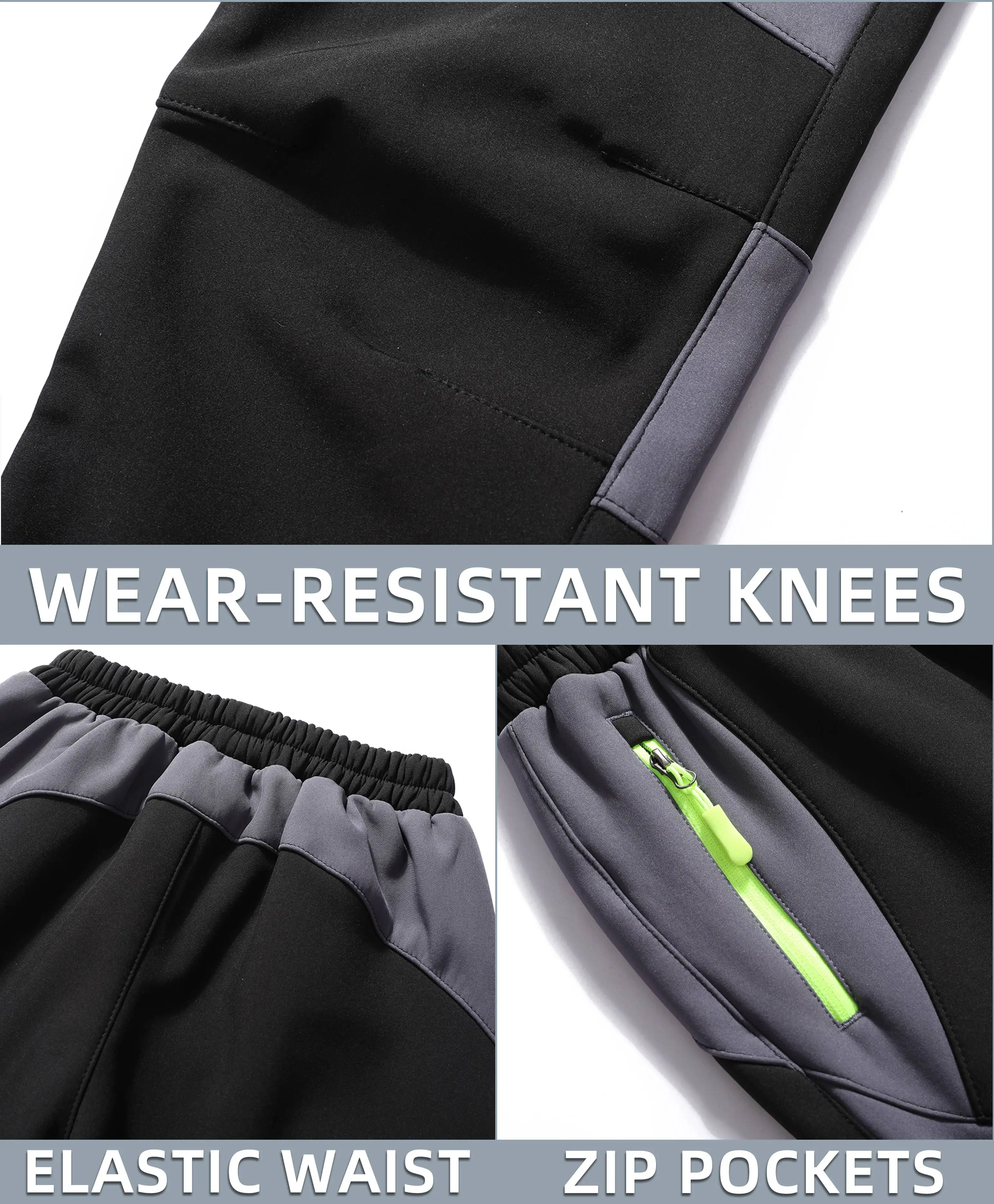 BenBoy Kids Snow Ski Pants Hiking Boys Girls Outdoor Waterproof Windproof Fleece Warm Snowboard Pants