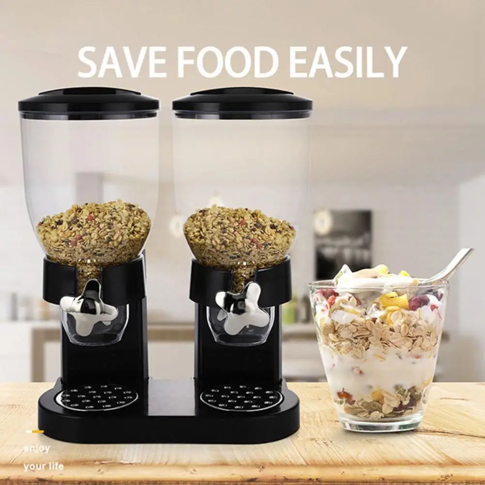 

Food Jar Dispenser Transparent Anti-leak Food Container Dining Room Nuts Food Dispenser Container for Kitchen