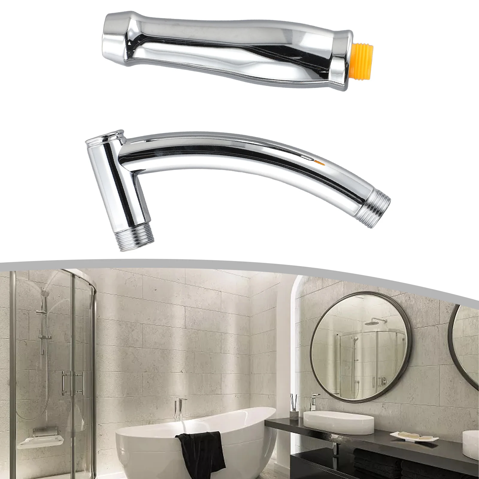 Душ с 1 шт. == мощная головка из==ion дополнительная труба B== Душевой душ АБС-пластик +