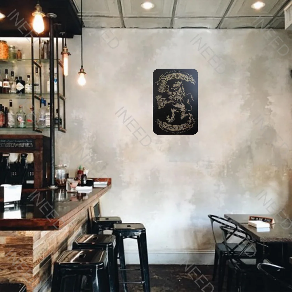 Немецкий пивной металлический знак винтажный оловянный плакат для бара паба