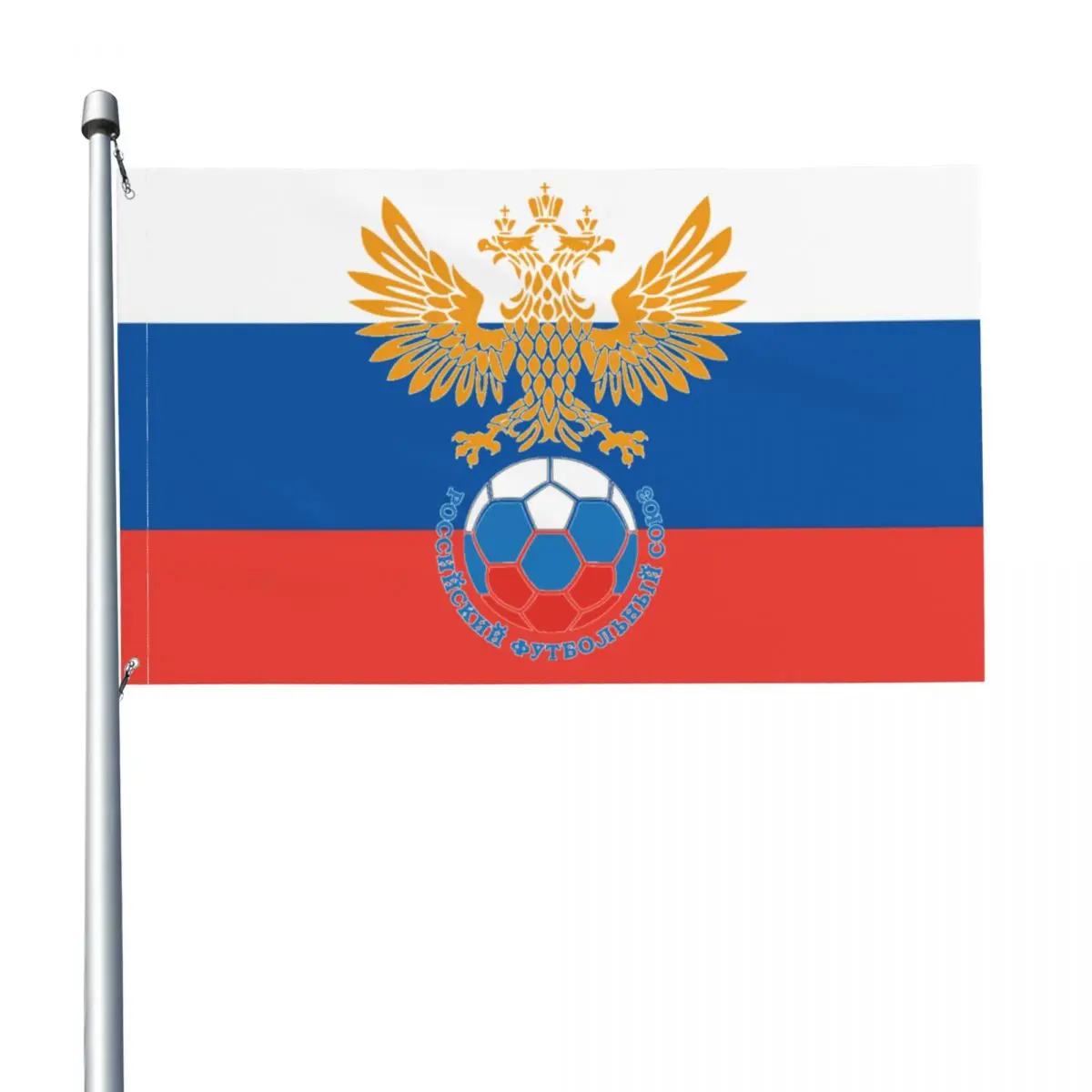Флаги национальной футбольной команды Российской Федерации размером 3 Х5 футов