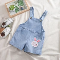 ienens kids baby boys summer pants denim shorts jeans overalls toddler infant girls playsuit jumper clothing trousers jumpsuits