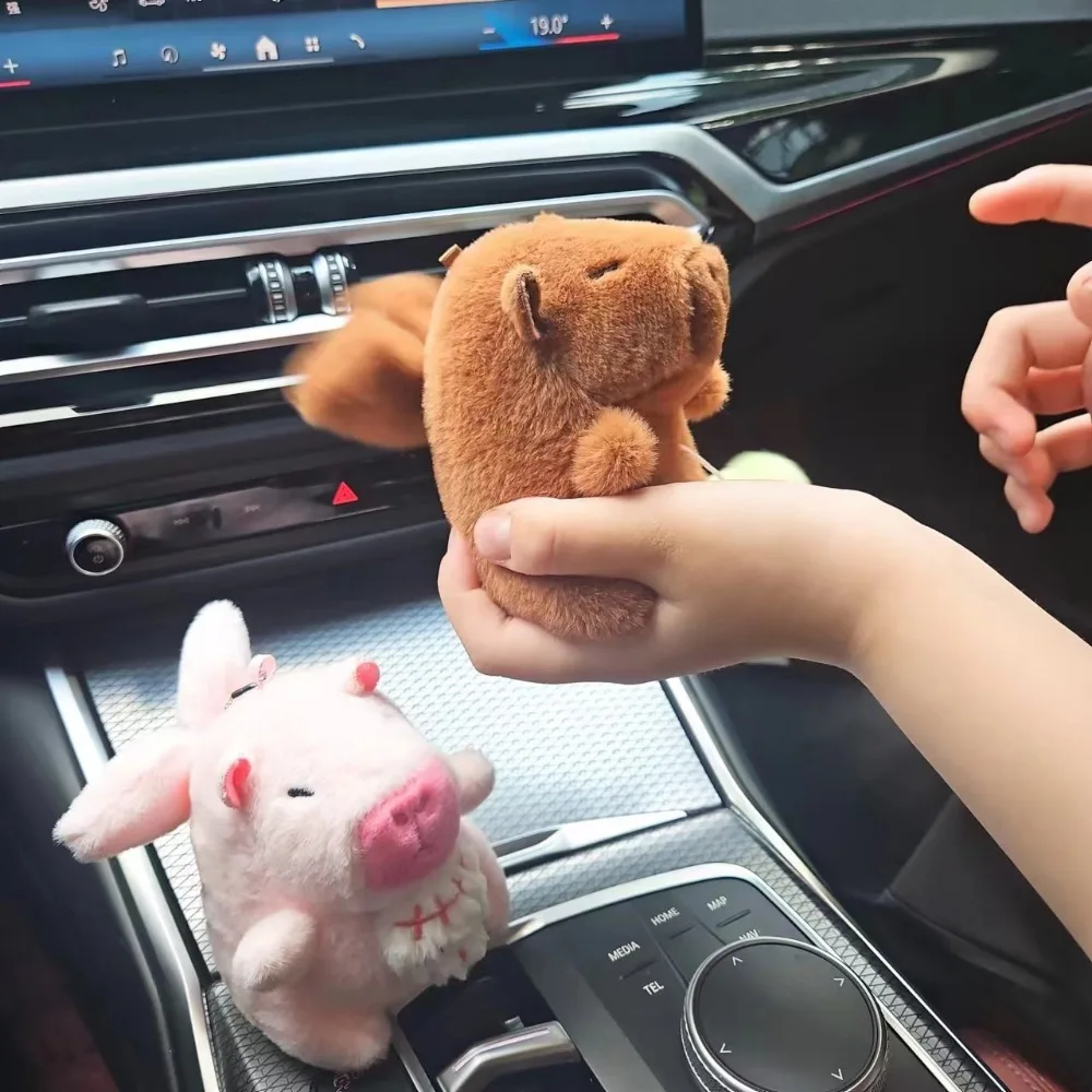 С крыльями плюшевая подвеска капибара веревочные крылья трясающая плюшевый