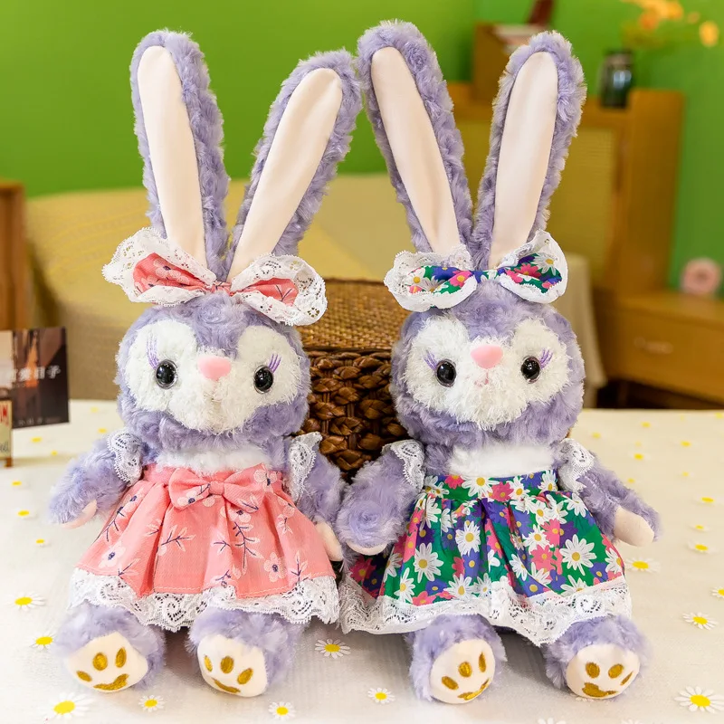 

Disney Anime Summer Swimming Series Plush Toy Limited Duffy Bear Shelliemay Stellalou Plush Doll Keychain Pendant Kids Gift