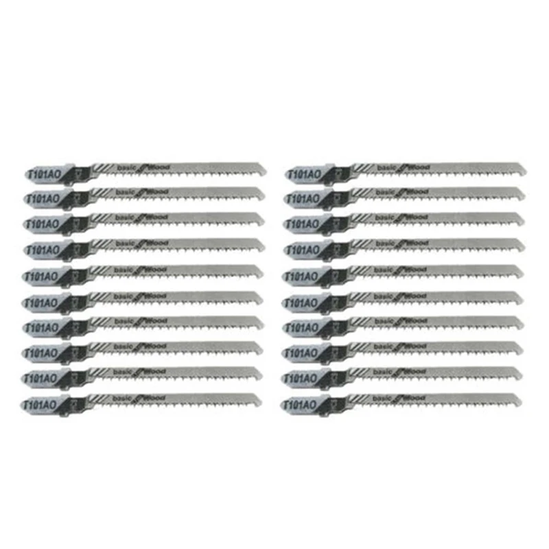 

100Pcs Reciprocating Jigsaw Blade T101AO T-Shank Multi Jig Saw Blades For Wood Plastic Cutting Disc