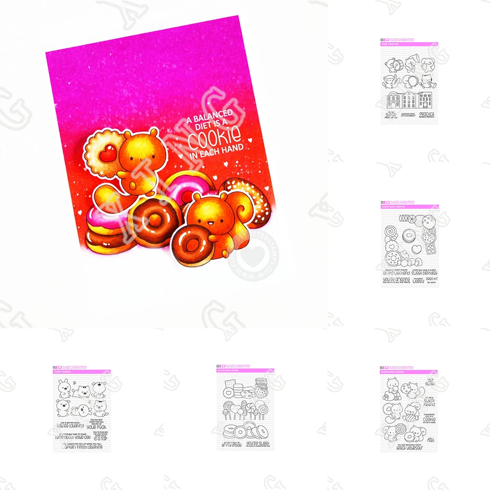 2022 группа вместе Сахар Раш углы плюши сцены Смешные Друзья металлические