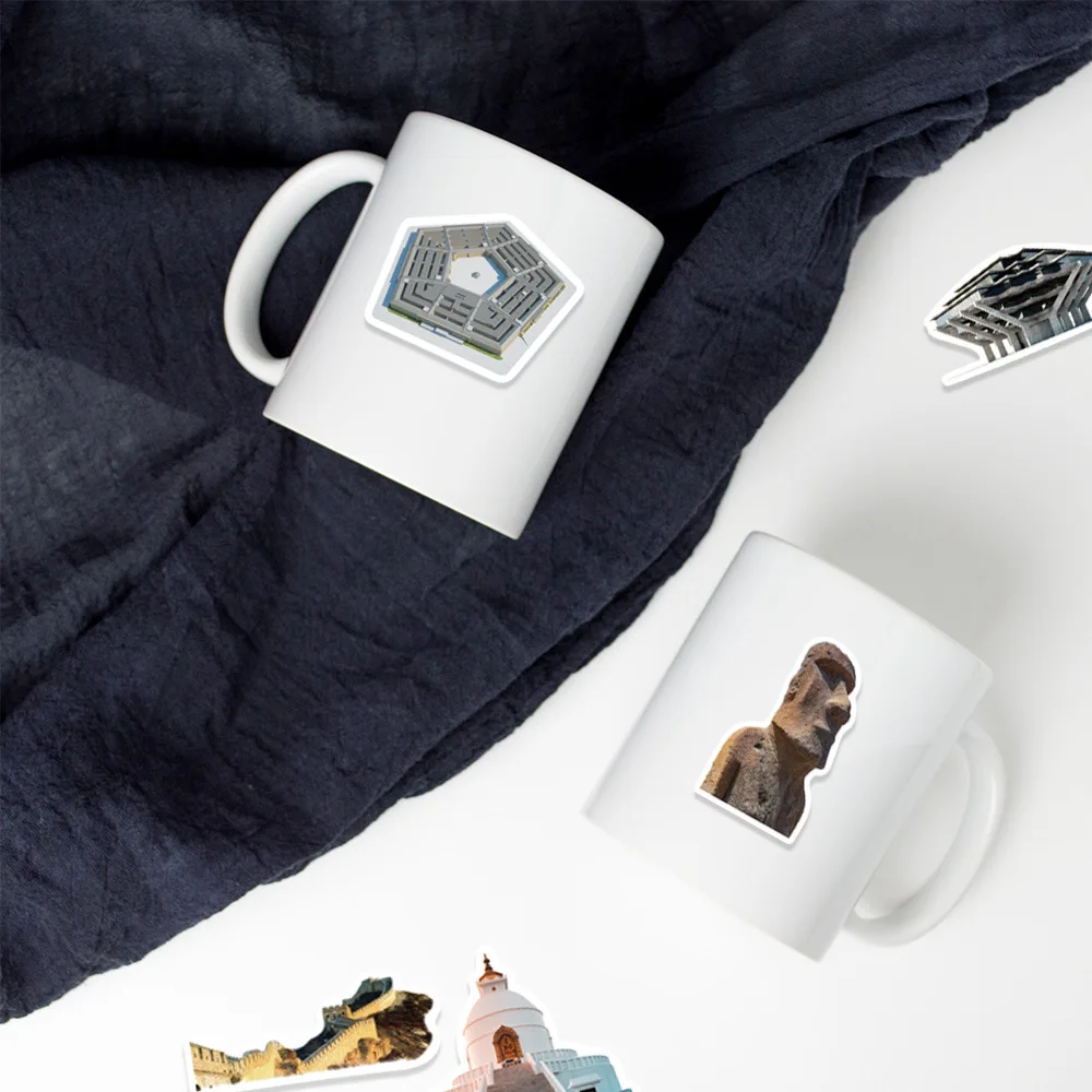 Рисунок 5 - Наклейки с изображением городов мира