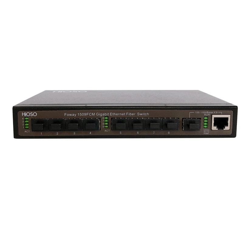 

Fiber switch 8 ports 1000M management industrial optical switch