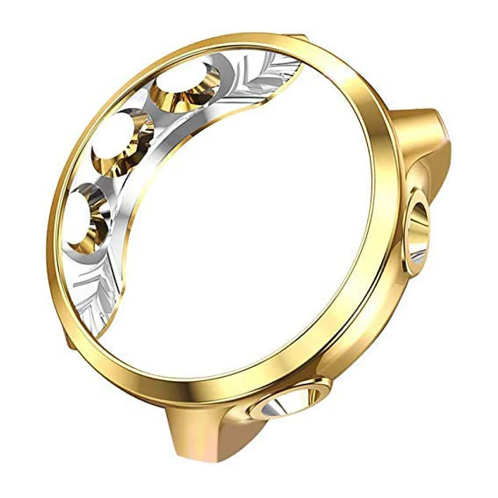 Гальванический корпус часов чехол для защитная рамка совместимая с музыкальными