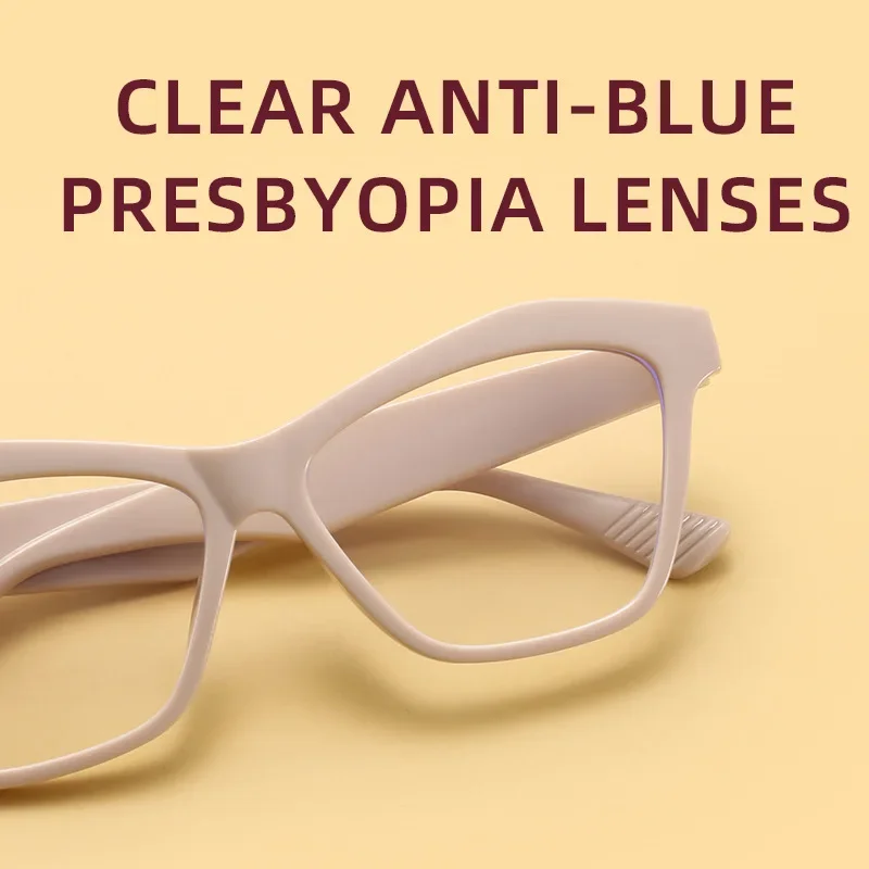 Мужские и женские очки для чтения в большой оправе с защитой от синего света