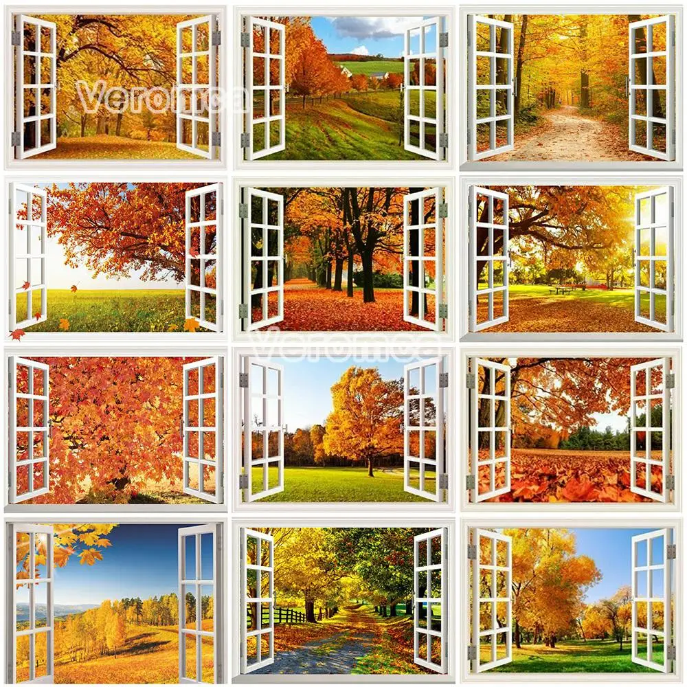 

Autumn Tree Landscape Diamond Painting Kits for Adult Window Full Square Round Diamond Embroidery 5D Diy Mosaic Handicrafts