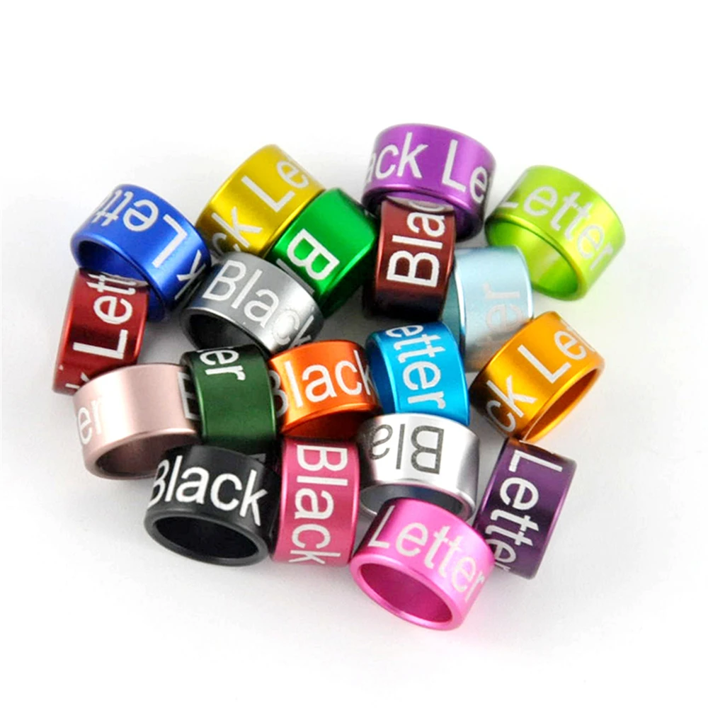 

100pcs ID 9mm 10mm Pigeon Foot Ring Customization Customer-defined Foot Ring Content "Year + Name + Phone Number + Country Code"