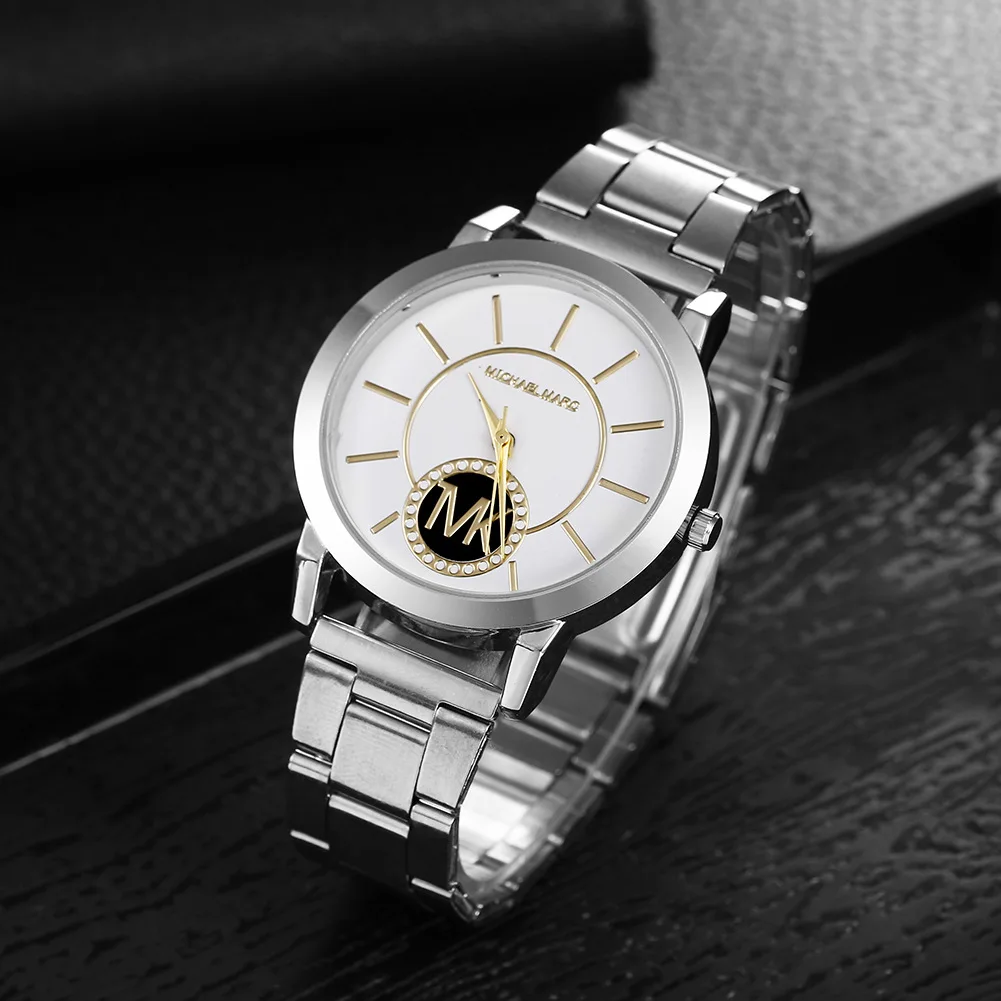 Fashion Men's Watches Top Brand TVK Sports Men Quartz Watches High Quality Silver Stainless Steel Waterproof Unisex Watch Gift