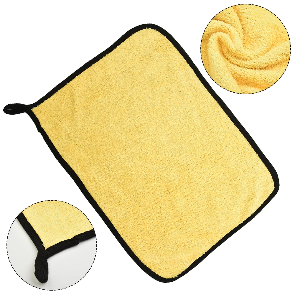 

Car Cleaning Towel Microfiber Window Dish Strong Absorbent Rag Car Wash Maintenance Breathable Moldproof Dry Soft Cloth