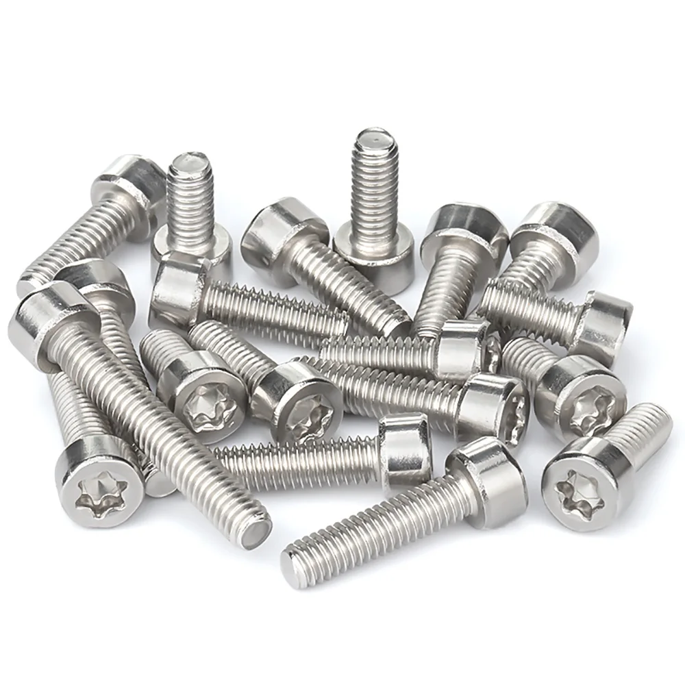 

304 Stainless Steel Cup Head Six-Lobe Screw M2 M2.5 M3 M4 M5 Six Lobe Security Head Screws Bolt