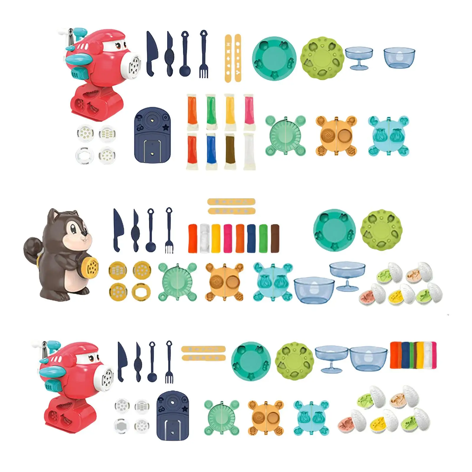 

playdoughs Tool Set playdoughs Shape Tool for Game Imagination Preschool
