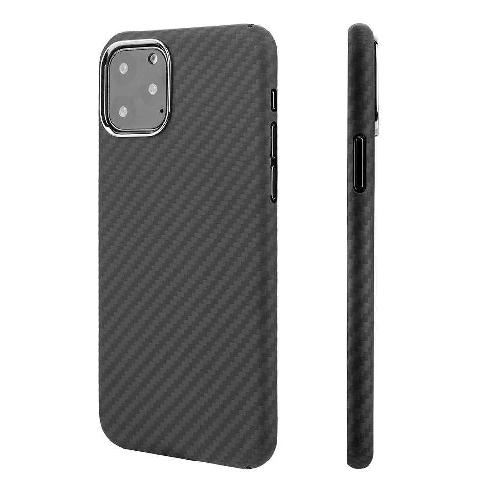 

Luxury Carbon Fiber Pattern Case for iPhone 11 Cover Full Protection Aramid Fiber For iPhone 11PRO 11PRO MAX Mobile Case