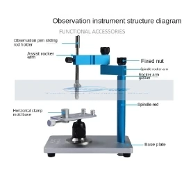 Slijpmolen Model Tandtechnicus Orthodontisch Omgekeerd Concave Precisie Observatie Instrument