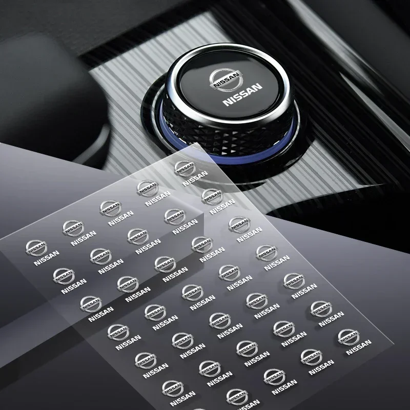 T31 T32 2025 для Nissan 3D металлические наклейки украшения интерьера автомобиля значки