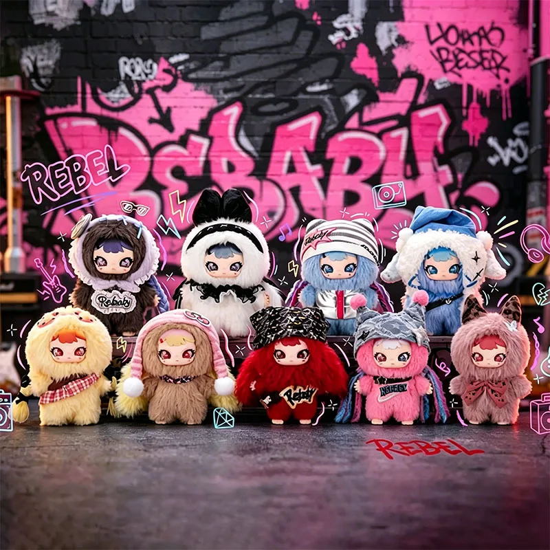 Фото Серия Rebaby Teenage Era: Сюрприз-бокс с милой аниме-куклой Rebaby, 400% виниловая плюшевая кукла, декор для дома, подарочная коробка-сюрприз №1