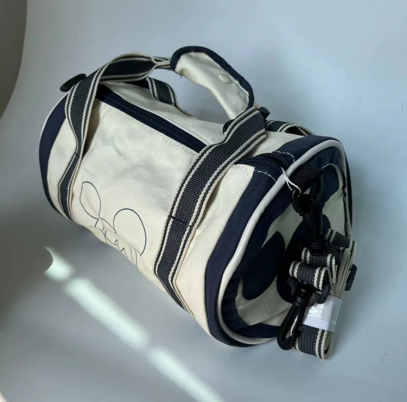 Disney Mickey Mouse travel bag new canvas bowling mouse head print large capacity children or women crossbody bag