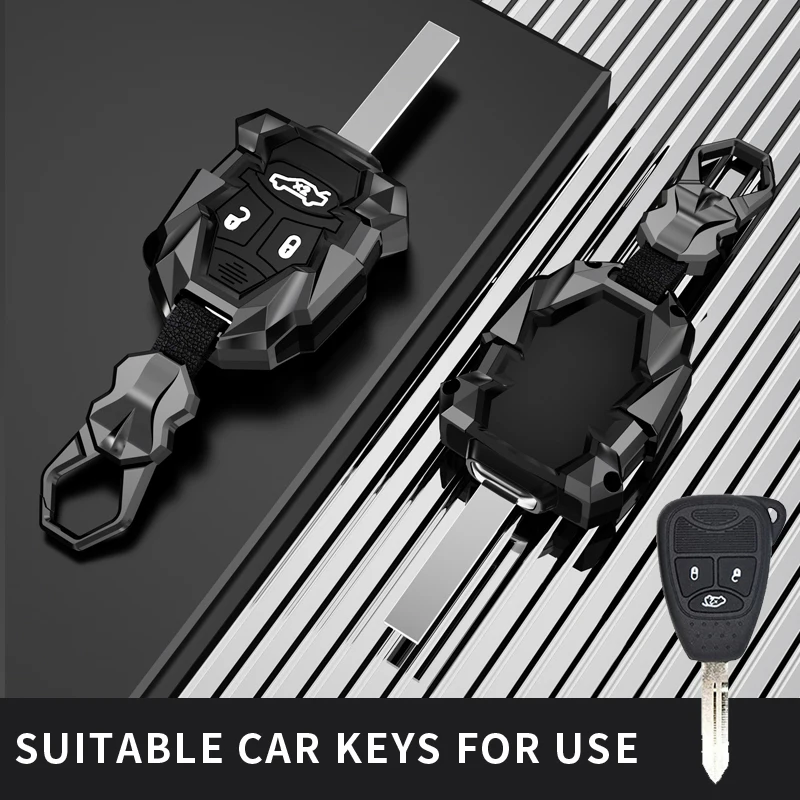 

Чехол Для Ключей Chrysler 300 PT, Держатель Для Кольца, Защитный Чехол Для Dodge JCUV Caliber Nitro Pacifica Jeep Wrangler