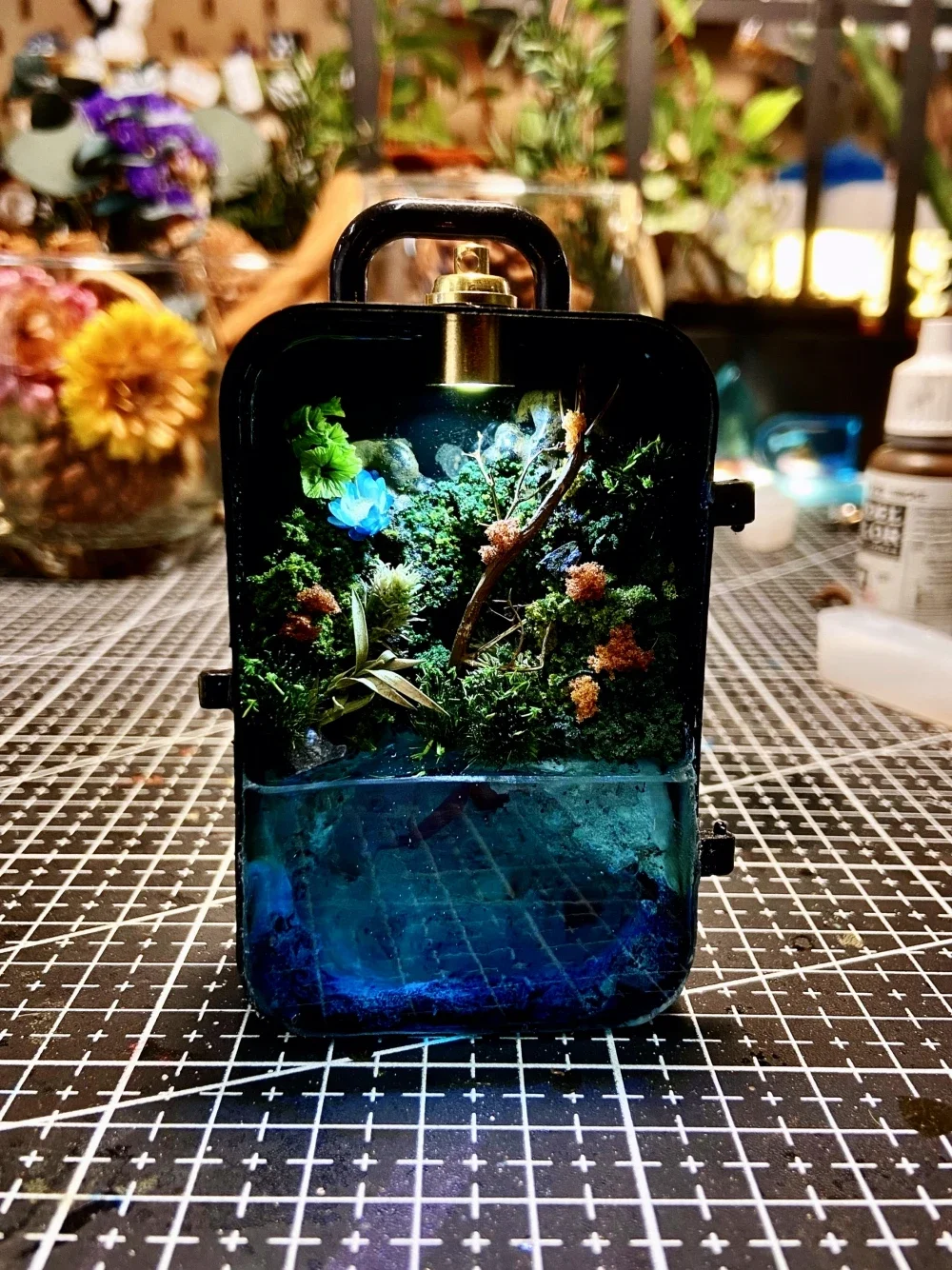 Миниатюрная металлическая статуэтка &quotТропический лес&quot