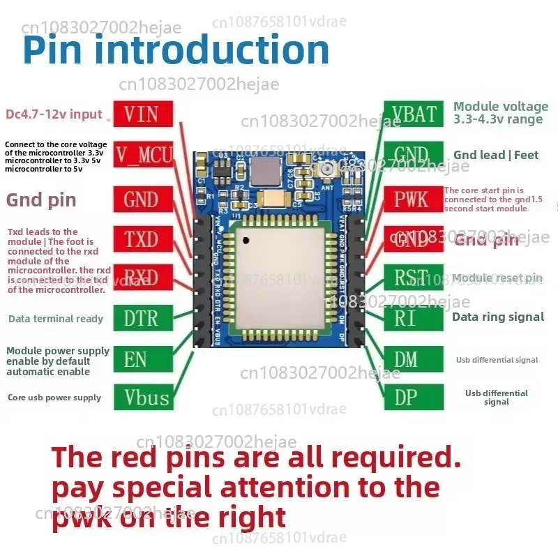 Фото 4G GSM/GPRS модуль Air780 для всех сетей, IoT-платформа Eonenet, MQTT, совместим с Arduino №3