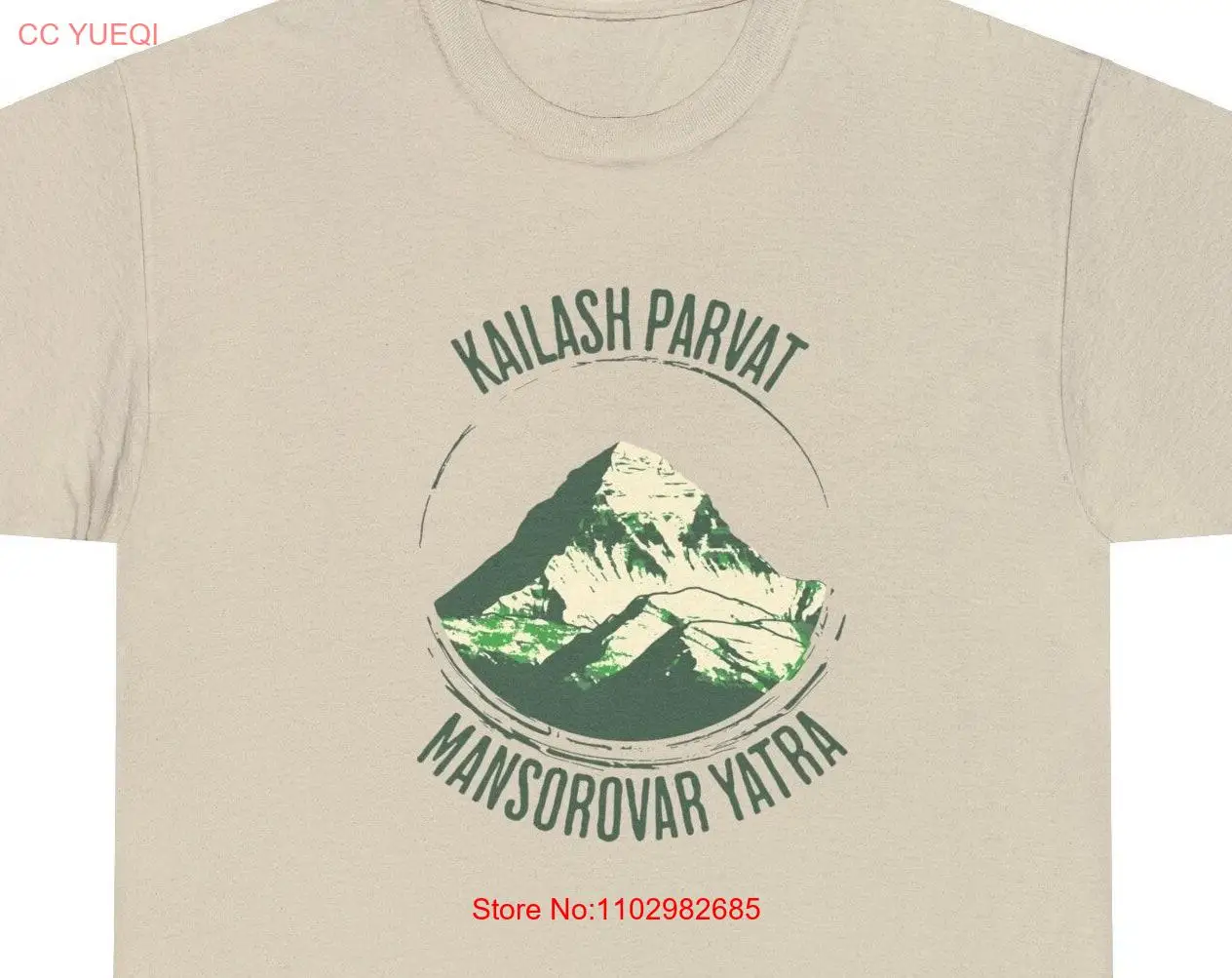 Футболка Kailash Parvat Yatra Mt Lord Shiva's home индивидуально подходит для пилига индуистская