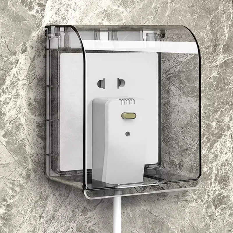 Самоклеящаяся настенная розетка типа 86 водонепроницаемая коробка крышка