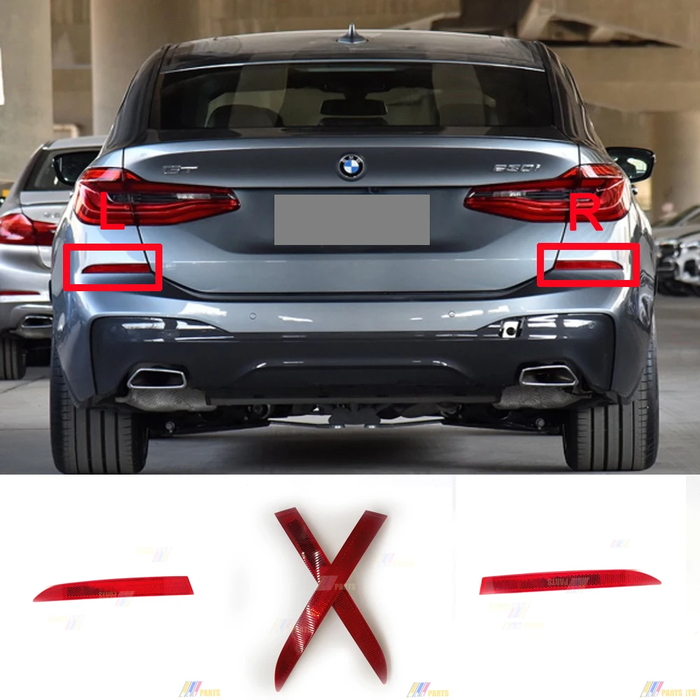 

Fit 18-21 BMW GT series 6 G32 GT6 620dX 630iX 640iX GranTurismo REAR Reflector