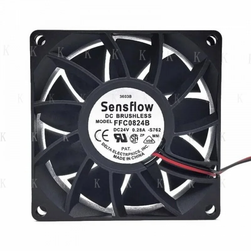 C ДЛЯ Sensflow FFC0824B DC24V 0,28A 8025 8 см 2-проводной охлаждающий вентилятор # А6-3 (art.: 3920d39335019) - 3920d39335019