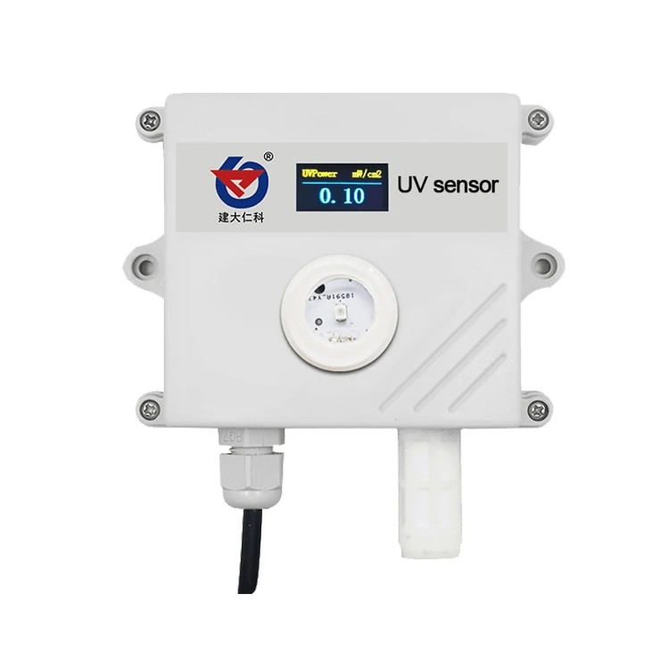 

UV Light Intensity Meter Ultraviolet 4-20mA RS485 Solar UV Sensor