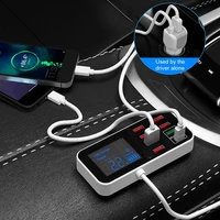 multifunctional car usb phone charger 6 ports pd type c quick charge adapter for xiaomi redmi samsung smartphone fast charging