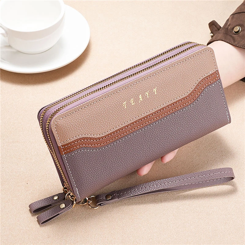 

New Vintage Wristband Women Wallets Soft PU Leather Ladies Clutch Purses Cell Phone Pocket Female Card Holder Carteras 2023