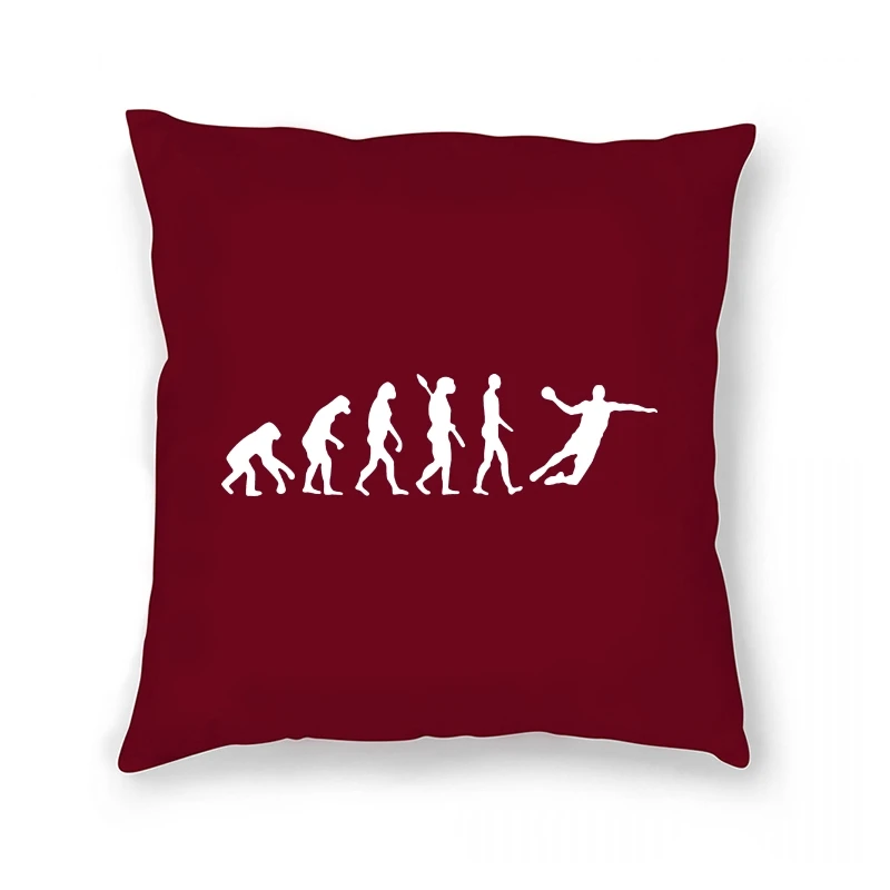 

Evolution Handball Funny Birthday Gift For Boyfriend Faddish Vaporwave Pillow Case