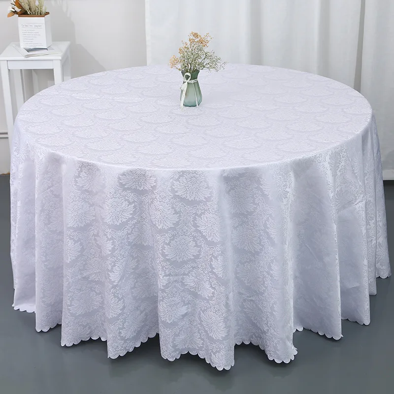 

Waterproof Table ClothQuality Solid Color Table Covers for Dining Banquet Wedding Round Elegant