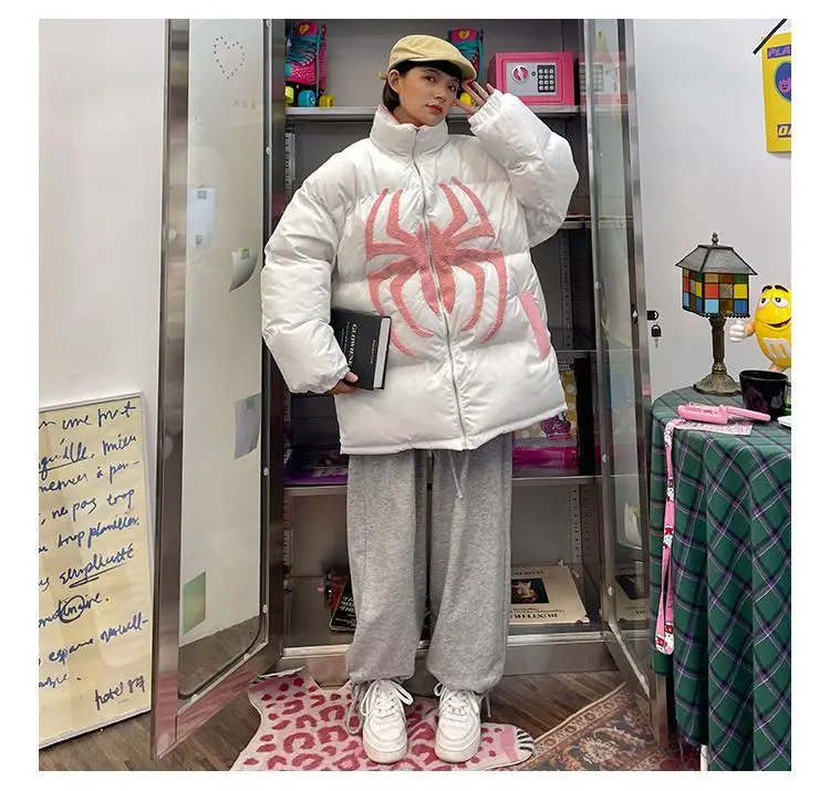 Парка Y2K мужская зимняя в стиле Харадзюку