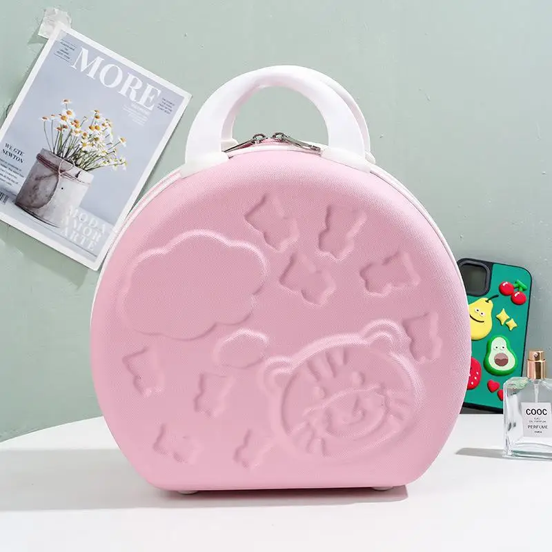 2022 New 13-inch Makeup Mini Cartoon Password Suitcase