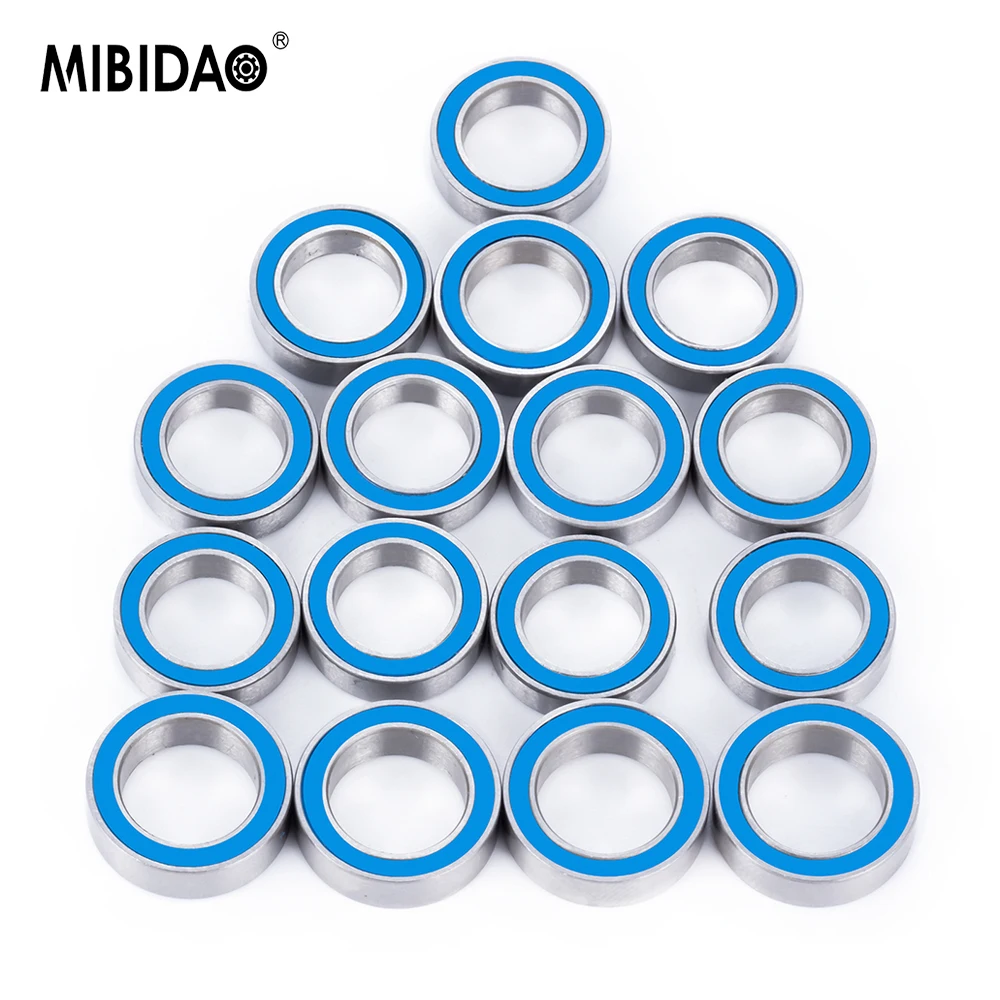 Подшипник MIBIDAO 7x11x3 мм 8x12x3 5 16 шт. стальные синие герметичные подшипники комплект