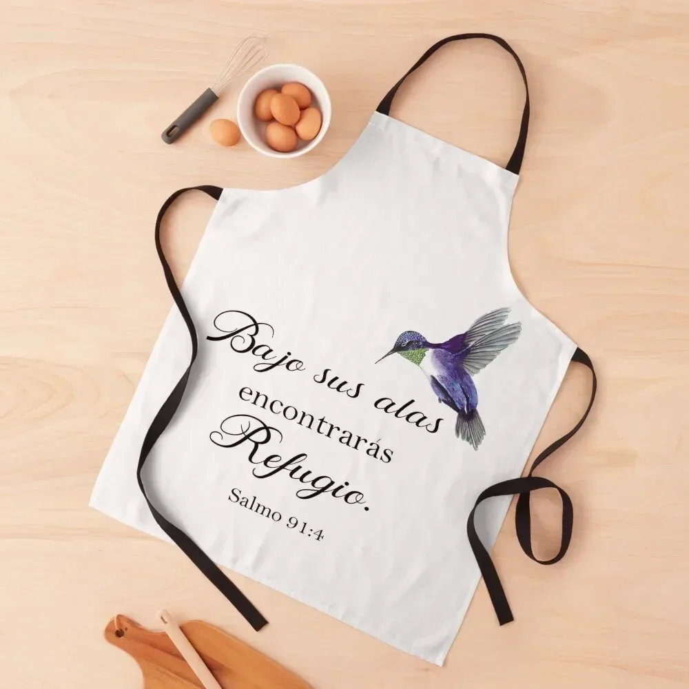 Кухонный фартук Bajo sus alas encontraras refugio