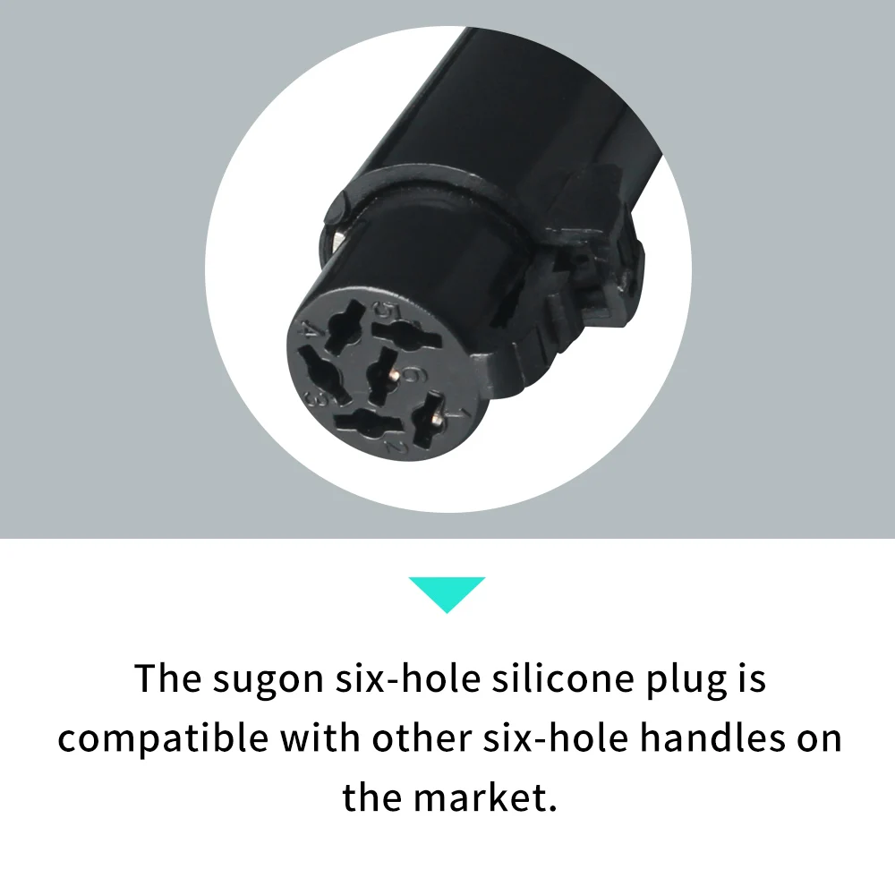 Ручка паяльника SUGON для наконечников T12, T15, T210, T245, C115, C210, C245, сменный инструмент для паяльной станции (art.: 3920da282eac3) - 3920da282eac3