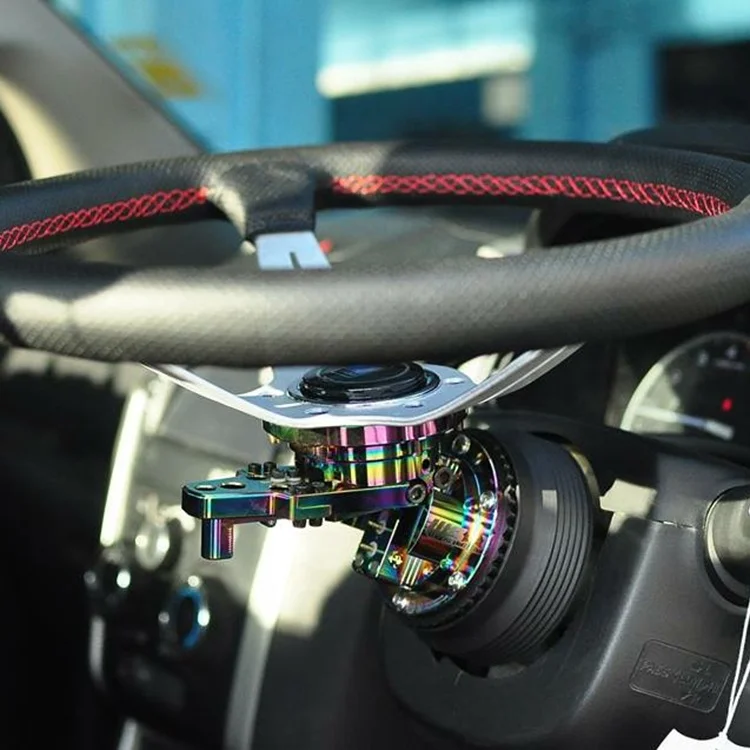 

Easy To Install Promotional Car Aluminum Steering Wheel Quick Release