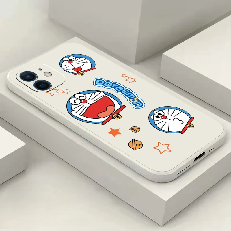 

Doraemon Bandai Cute Funda CASE For iPhone 12 13 11 Pro Max 13 Pro Max X XR XS MAX SE2020 8 7 6 6S Plus NEW Silicone Phone Cover