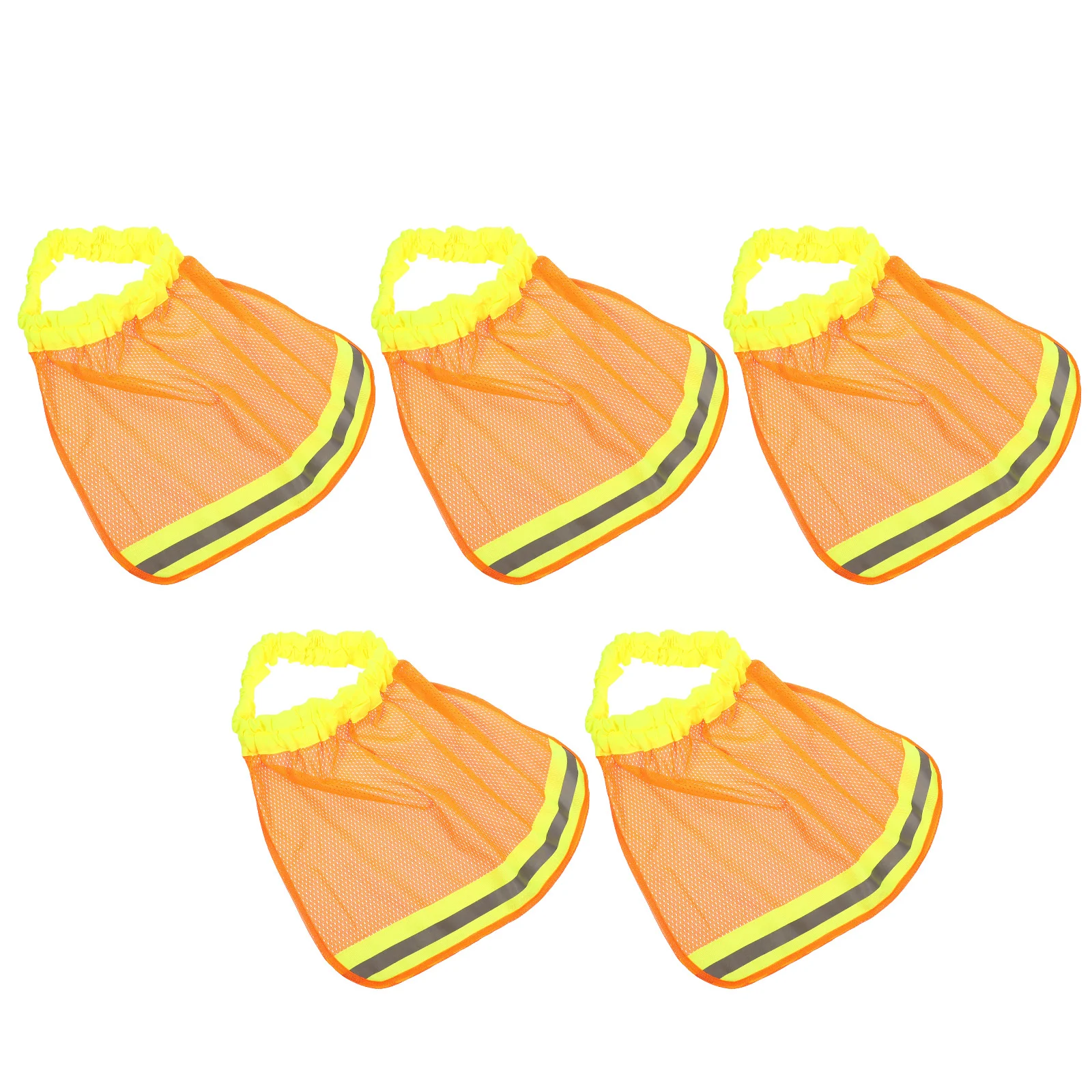 

5Pcs Construction Hat Covers Hard Hat Sun Shades Helmet Neck Protections