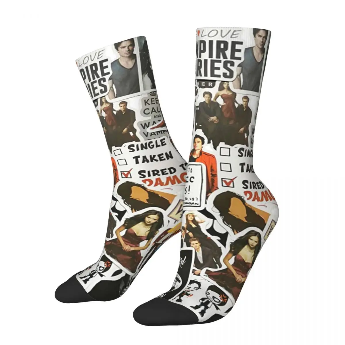 Осенне-зимние модные носки унисекс с дневниками вампира ТВ-шоу Иан Сомерхолдер